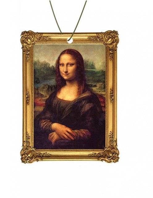 The Mona Lisa Masterpiece Air Freshener // 10 CREATIVE Art Lover Gifts For An Artistic Christmas & Beyond
