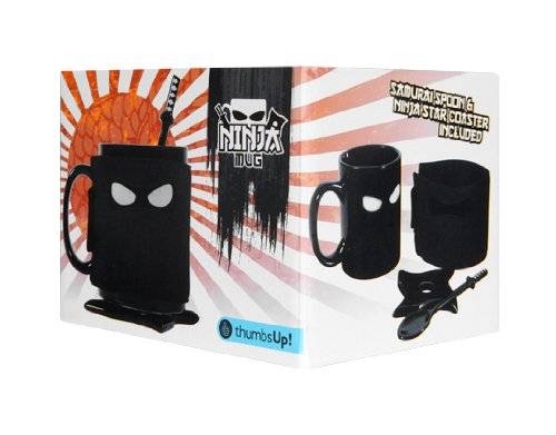 The Thumbs Up Ninja Coffee Mug With Cool Ninja Gear // 10 UNIQUE & Cool Coffee Mugs That Will Fill Your Mouth With Goodness