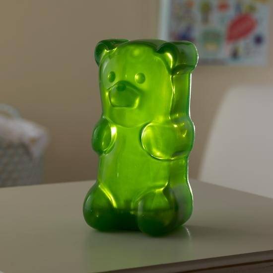 Neon Cute Gummy Bear Nightlight Design // 10 Cool NEON Art Lights That Will Transform Your Walls Forever
