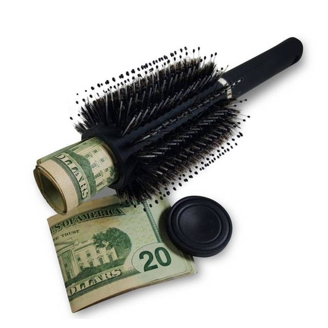 Hair Brush Diversion Safe Stash // 10 CREATIVE Secret Safe Box Designs That Will Hide Your Money Forever
