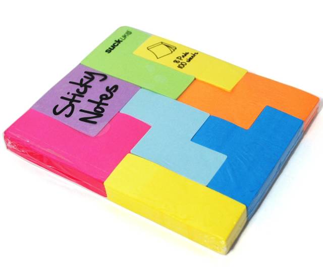 Fun And Cool Tetris Sticky Memo Pads // 10 FUN & Cool Sticky Post It Notes That Will Transform Your Memory Forever