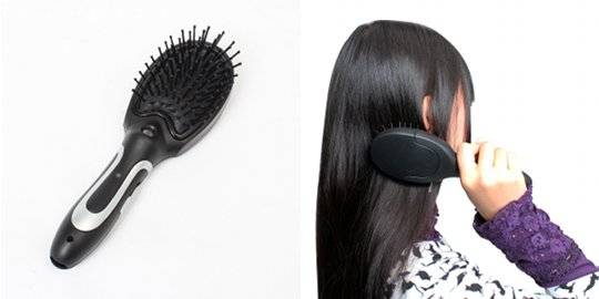 USB Hairbrush Mist Spray Gadget For Quick Grooming // 10 REALLY Cool USB Gadgets That Will Blow Your Mind Sky High