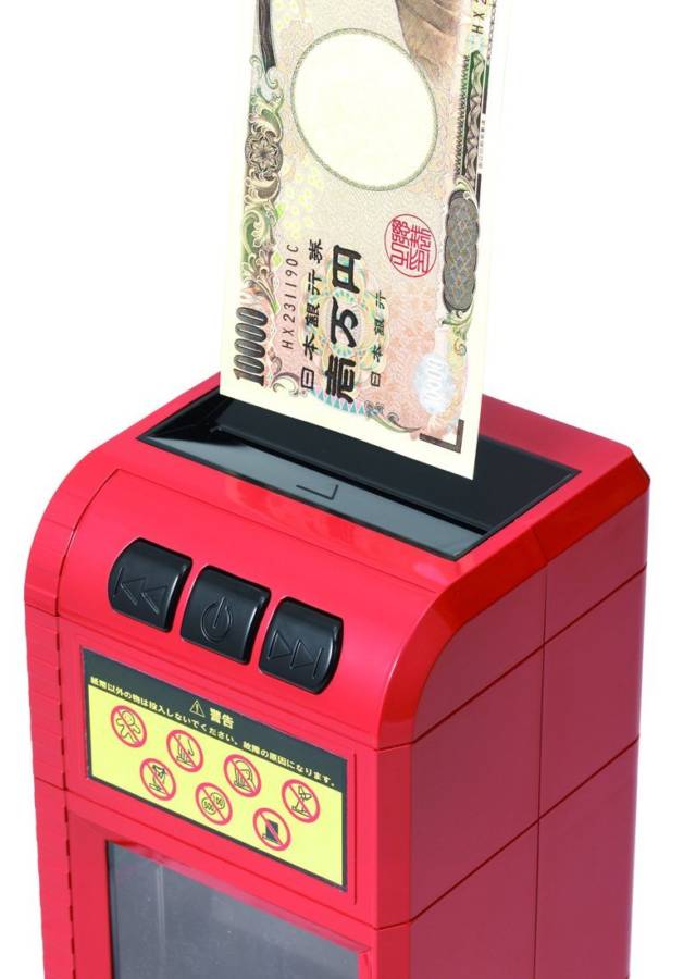 Super Cool & Creative Piggy Bank Box Bill Shredder // 10 UNIQUE & Cool Piggy Banks That Will Make Saving Money So Much Fun