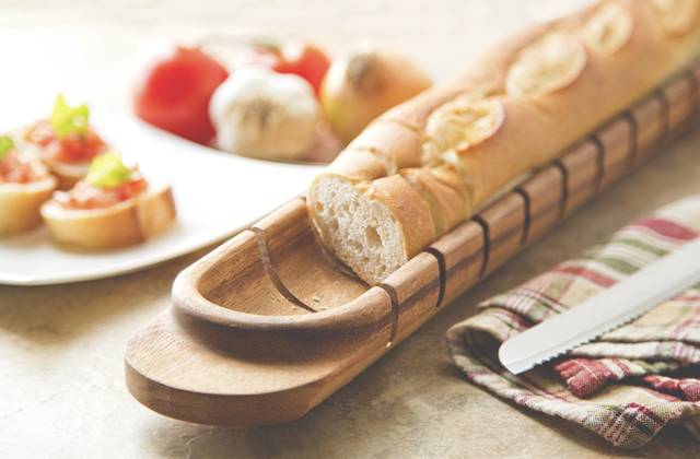 The Baguette Bread Slicer Cutting Board // 10 BEST Cutting Board Designs To Help You Become The Next Iron Chef