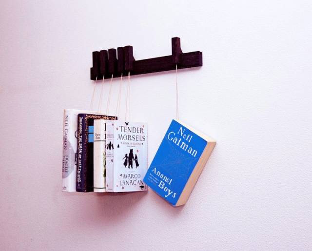 Creative & Minimalistic Book Rack Home Accesory // 10 BOOK Furniture Design Pieces That Will Take Your Love Of Reading To New Heights