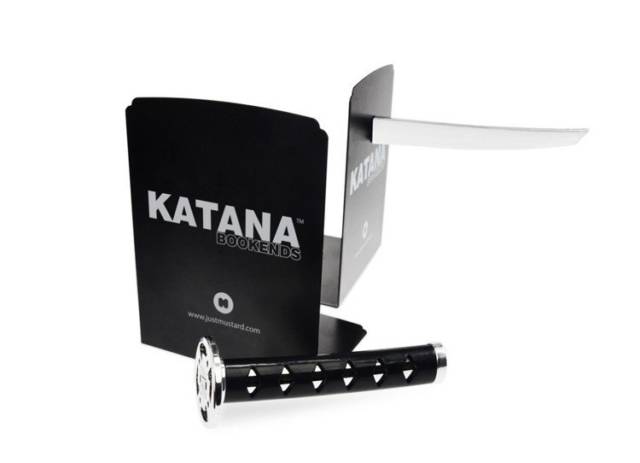 Magic Ninja Katana Bookends // 10 BOOK Furniture Design Pieces Every Bookworm Should Have