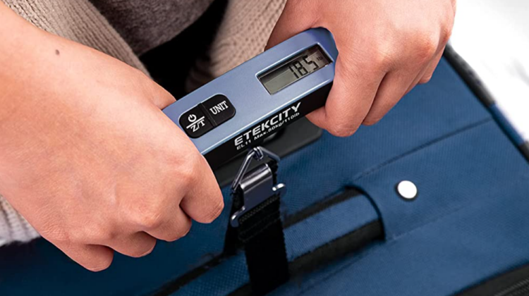 Portable Travel Digital LCD 110lb / 50Kg Luggage Scale Weight Scale  Hand-grip US | eBay