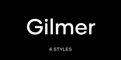 Gilmer Font, by Piotr Lapa