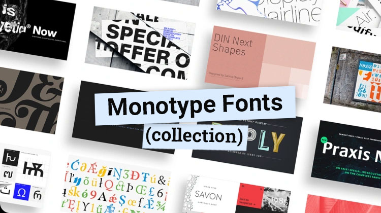 Monotype Fonts Library