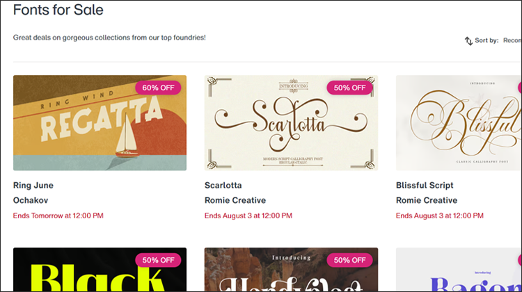 MyFonts Review • THE ENDEARING DESIGNER