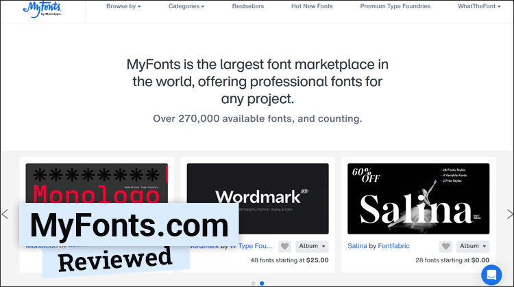 MyFonts Review • THE ENDEARING DESIGNER