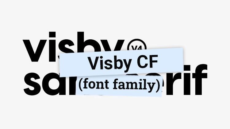 Visby CF Font Family