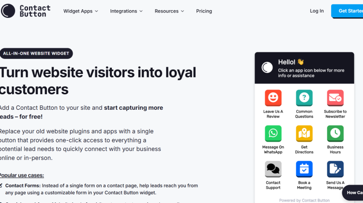 contact button coupon discount code