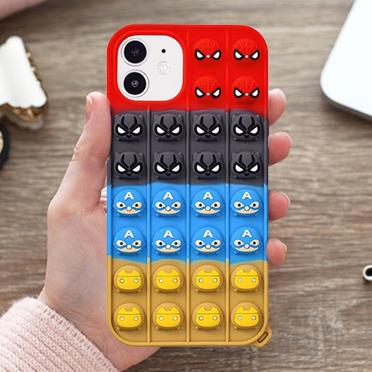 181 Coolest Creative iPhone Cases Make Your Phone Unforgettable Forever 38 for iPhone 11 Case for Boys Kids, Cartoon Bubble Silicone Anti-Slip Shockproof Anti-Scratch Anti-Fingerprint, Includes Detachable Lanyard Strap, 6.1 inch