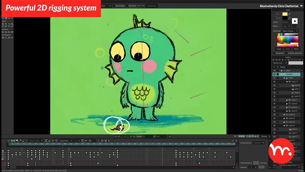 The Ultimate Guide to Hand-Drawn Animation Software: Brings Drawings to Life 7 Moho (formerly Anime Studio)