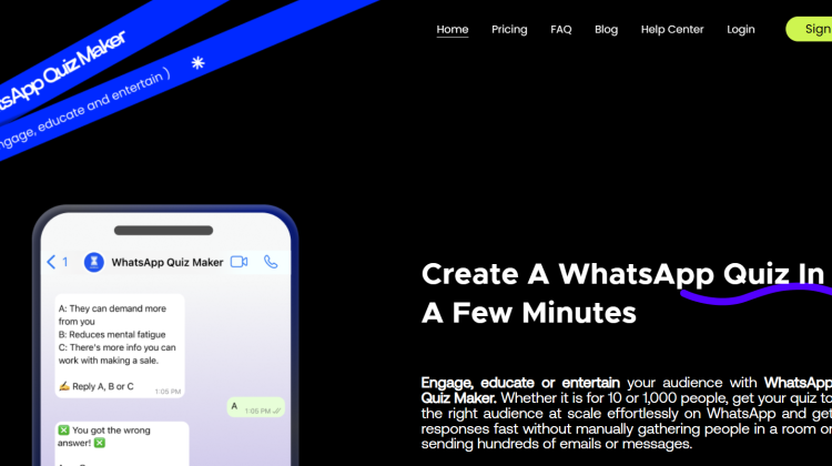 whatsapp quiz maker coupon discount code