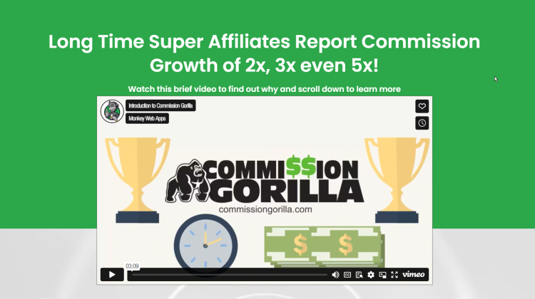 commission gorilla coupon discount code