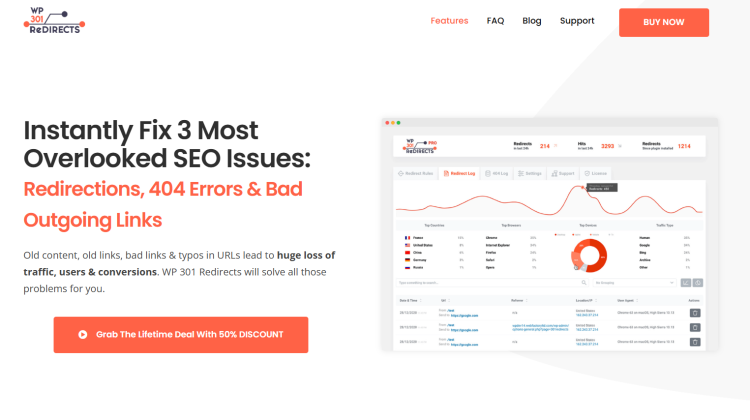wp 301 redirects coupon discount code