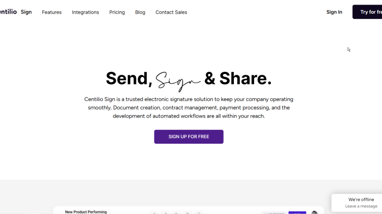 Centilio Sign coupon discount code