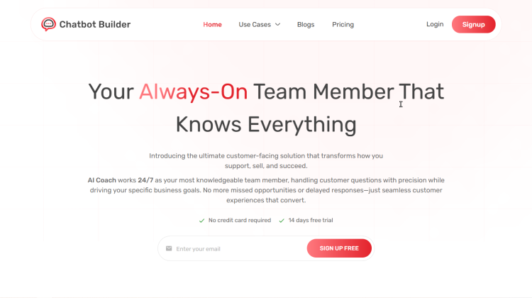 Chatbot Builder coupon discount code