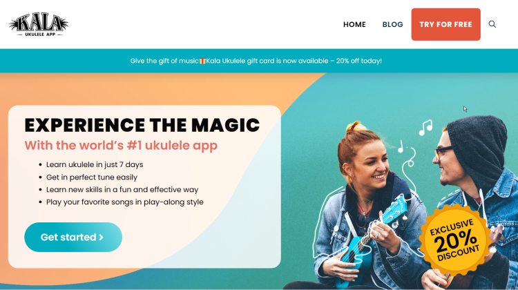 Kala Ukulele App coupon discount code