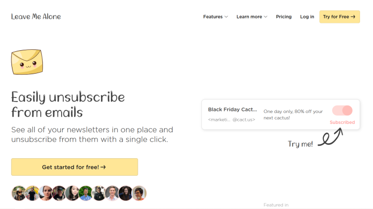 Leave Me Alone coupon discount code